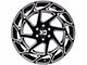 XD Onslaught Gloss Black Milled 6-Lug Wheel; 17x9; -12mm Offset (07-13 Sierra 1500)