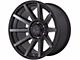 XD Outbreak Satin Black with Gray Tint 6-Lug Wheel; 17x9; 30mm Offset (07-13 Sierra 1500)