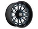 XD Phoenix Metallic Blue Milled with Black Lip 6-Lug Wheel; 20x10; -18mm Offset (07-13 Sierra 1500)