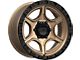 XD Portal Satin Bronze with Satin Black Lip 6-Lug Wheel; 17x9; -12mm Offset (07-13 Sierra 1500)