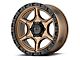 XD Portal Satin Bronze with Satin Black Lip 6-Lug Wheel; 17x9; -12mm Offset (07-13 Sierra 1500)