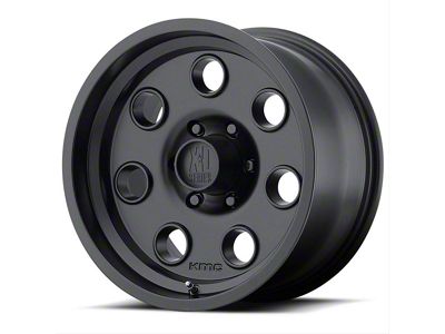 XD Pulley Satin Black 6-Lug Wheel; 17x9; -12mm Offset (07-13 Sierra 1500)