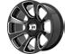 XD Reactor Gloss Black Milled 6-Lug Wheel; 20x9; 0mm Offset (07-13 Sierra 1500)