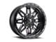 XD RG2 Satin Black 6-Lug Wheel; 17x8; 25mm Offset (07-13 Sierra 1500)