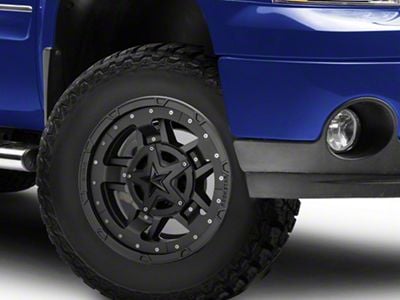 XD Rockstar III Matte Black 6-Lug Wheel; 17x8; 20mm Offset (07-13 Sierra 1500)