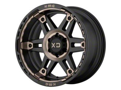 XD Spy II Satin Black Dark Tint 6-Lug Wheel; 20x9; 0mm Offset (07-13 Sierra 1500)