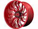 XD Tension Candy Red Milled 6-Lug Wheel; 22x12; -44mm Offset (07-13 Sierra 1500)