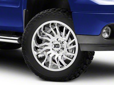 XD Tension Chrome 6-Lug Wheel; 20x10; -18mm Offset (07-13 Sierra 1500)