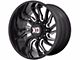 XD Tension Gloss Black Milled 6-Lug Wheel; 20x10; -18mm Offset (07-13 Sierra 1500)