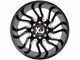 XD Tension Gloss Black Milled 6-Lug Wheel; 20x10; -18mm Offset (07-13 Sierra 1500)