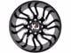 XD Tension Gloss Black Milled 6-Lug Wheel; 22x12; -44mm Offset (07-13 Sierra 1500)