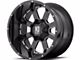 XD Buck 25 Gloss Black Milled 8-Lug Wheel; 20x9; 0mm Offset (11-14 Sierra 2500 HD)