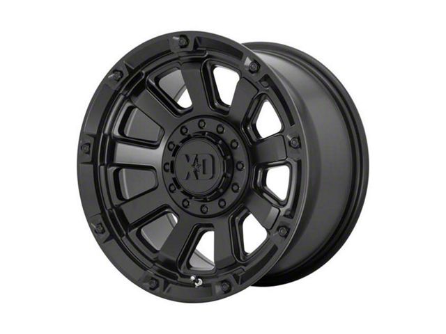 XD Gauntlet Satin Black 8-Lug Wheel; 20x9; 0mm Offset (11-14 Sierra 2500 HD)