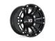 XD Monster 3 Satin Black 8-Lug Wheel; 20x9; 0mm Offset (07-10 Sierra 2500 HD)