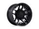 XD Slash Matte Black 8-Lug Wheel; 20x9; 20mm Offset (07-10 Sierra 2500 HD)