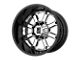 XD Buck 25 PVD Chrome Center with Gloss Black Lip 8-Lug Wheel; 20x9; 0mm Offset (11-14 Sierra 3500 HD SRW)