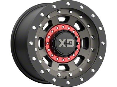 XD FMJ Satin Black with Dark Tint 8-Lug Wheel; 20x10; -18mm Offset (11-14 Sierra 3500 HD SRW)