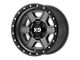 XD Fusion Off-Road Satin Gray with Satin Black Lip 8-Lug Wheel; 17x9; -12mm Offset (11-14 Sierra 3500 HD SRW)