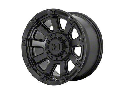 XD Gauntlet Satin Black 8-Lug Wheel; 20x9; 0mm Offset (11-14 Sierra 3500 HD SRW)
