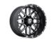 XD Grenade Satin Black Milled 8-Lug Wheel; 20x9; 0mm Offset (07-10 Sierra 3500 HD SRW)