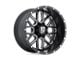 XD Grenade Satin Black Milled 8-Lug Wheel; 20x9; 0mm Offset (07-10 Sierra 3500 HD SRW)