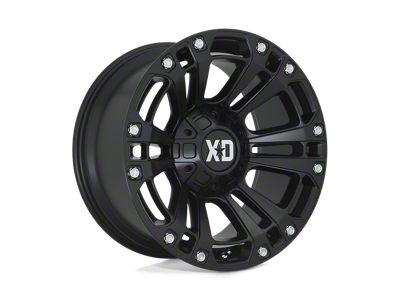 XD Monster 3 Satin Black 8-Lug Wheel; 20x9; 0mm Offset (07-10 Sierra 3500 HD SRW)