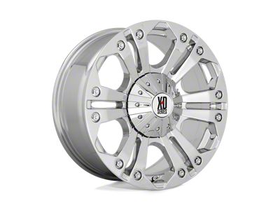 XD Monster Chrome 8-Lug Wheel; 20x9; 18mm Offset (07-10 Sierra 3500 HD SRW)