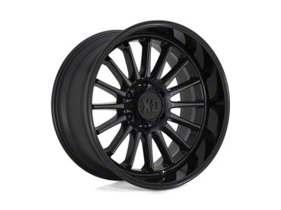 XD Whiplash Gloss Black with Gray Tint 8-Lug Wheel; 20x9; 0mm Offset (07-10 Sierra 3500 HD SRW)