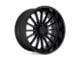 XD Whiplash Gloss Black with Gray Tint 8-Lug Wheel; 20x9; 0mm Offset (07-10 Sierra 3500 HD SRW)