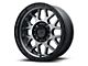 XD Grenade OR Matte Gray with Matte Black Lip 6-Lug Wheel; 18x8.5; 0mm Offset (07-13 Silverado 1500)