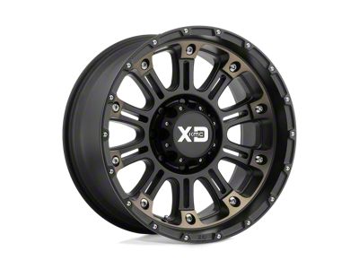 XD Hoss II Satin Black Machined Dark Tint 6-Lug Wheel; 20x9; -12mm Offset (07-13 Silverado 1500)