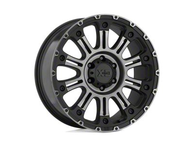 XD Hoss II Satin Black Machined Gray Tint 6-Lug Wheel; 20x10; -24mm Offset (07-13 Silverado 1500)