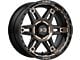 XD Spy II Satin Black with Dark Tint 6-Lug Wheel; 17x8; 18mm Offset (07-13 Silverado 1500)