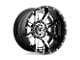 XD Brute Satin Black 8-Lug Wheel; 20x12; -44mm Offset (11-14 Silverado 2500 HD)