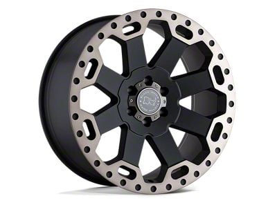 XD Rockstar III Matte Black Machined 8-Lug Wheel; 17x9; -12mm Offset (11-14 Silverado 2500 HD)