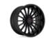 XD Whiplash Gloss Black with Gray Tint 8-Lug Wheel; 20x9; 0mm Offset (11-14 Silverado 3500 HD SRW)