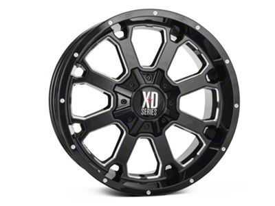 XD Buck 25 Gloss Black Milled 6-Lug Wheel; 20x9; 0mm Offset (07-14 Tahoe)