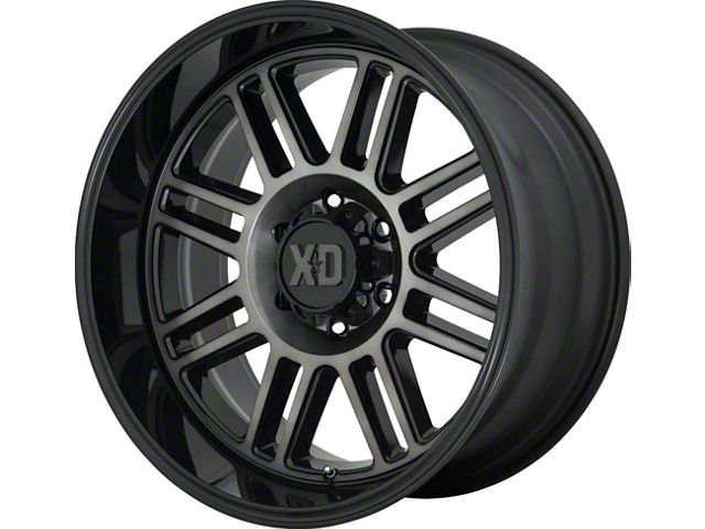 XD Cage Gloss Black with Gray Tint 6-Lug Wheel; 20x9; 18mm Offset (07-14 Tahoe)