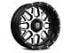 XD Grenade Satin Black Machined 6-Lug Wheel; 20x9; 18mm Offset (07-14 Tahoe)