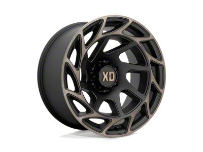 XD Onslaught Satin Black with Bronze Tint 6-Lug Wheel; 20x10; -18mm Offset (07-14 Tahoe)