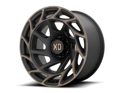 XD Onslaught Satin Black with Bronze Tint 6-Lug Wheel; 17x9; -12mm Offset (07-14 Tahoe)