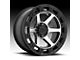 XD Raid Satin Black Machined 6-Lug Wheel; 17x9; 0mm Offset (07-14 Tahoe)