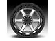 XD Raid Satin Black Machined 6-Lug Wheel; 17x9; 0mm Offset (07-14 Tahoe)