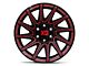 XD Specter Gloss Black with Red Tint 6-Lug Wheel; 20x10; -18mm Offset (07-14 Tahoe)
