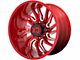 XD Tension Candy Red Milled 6-Lug Wheel; 22x12; -44mm Offset (07-14 Tahoe)