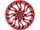 XD Tension Candy Red Milled 6-Lug Wheel; 22x12; -44mm Offset (07-14 Tahoe)