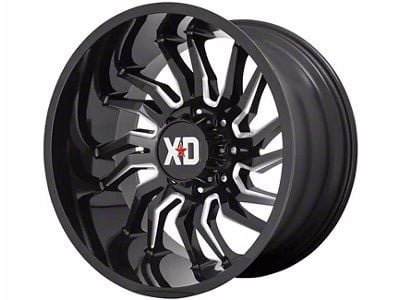 XD Tension Gloss Black Milled 6-Lug Wheel; 20x10; -18mm Offset (07-14 Tahoe)