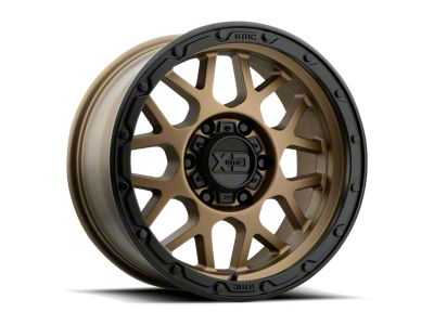 XD Grenade OR Matte Bronze with Matte Black Lip 6-Lug Wheel; 17x9; 18mm Offset (07-14 Yukon)