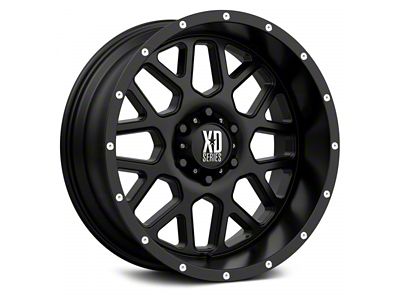 XD Grenade Satin Black 6-Lug Wheel; 20x9; 18mm Offset (07-14 Yukon)