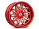 XD Gunner Candy Red Milled 6-Lug Wheel; 20x10; -18mm Offset (07-14 Yukon)